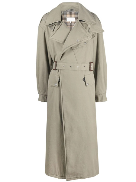  Maison Margiela Deconstructed Trench Coat - Green 