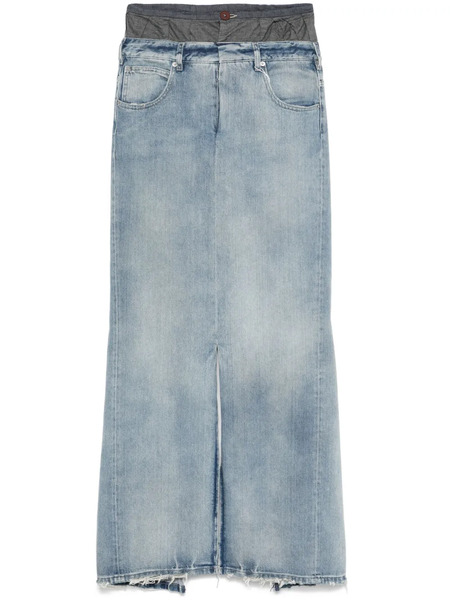  Maison Margiela Denim Maxi Skirt - Blue 