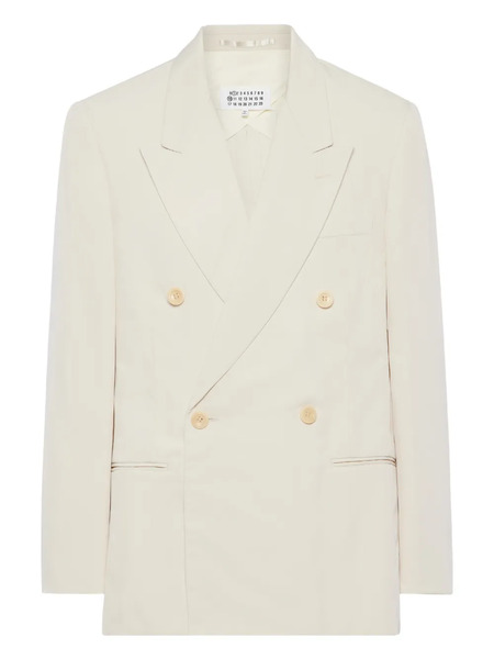  Maison Margiela Double-breasted Blazer - Neutrals 