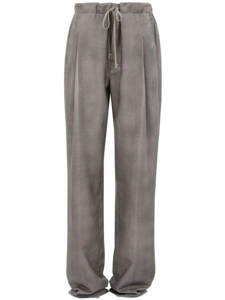  Maison Margiela Drawstring Straight-leg Trousers - Grey 