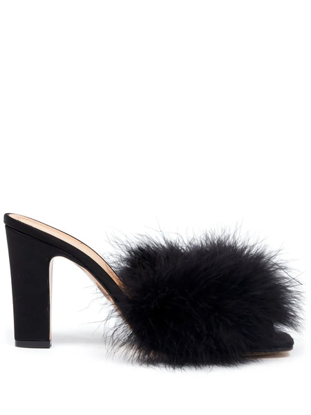  Maison Margiela Feather Sandals - Black 