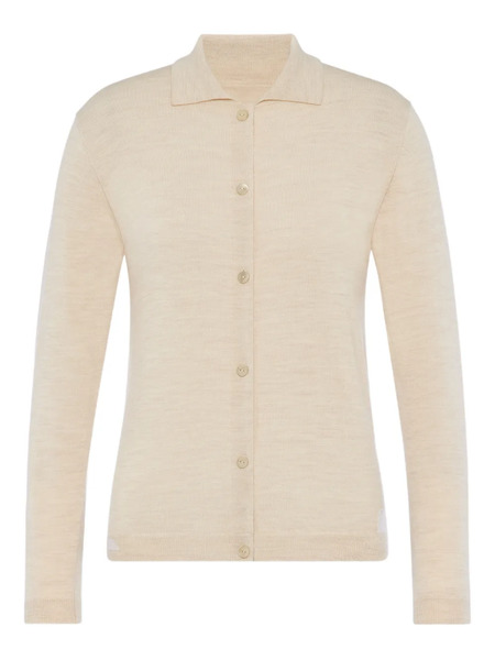  Maison Margiela Fine-knit Cardigan - Neutrals 