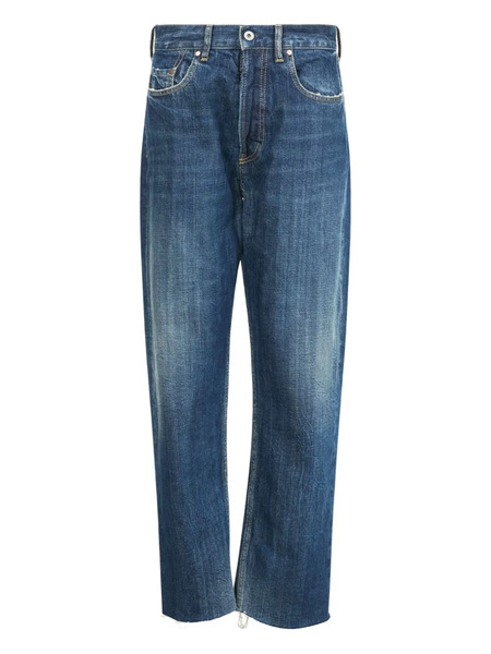  Maison Margiela Five-pocket Raw-edge Jeans - Blue 