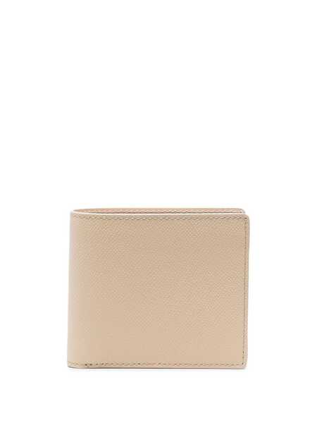  Maison Margiela Four-stitch Leather Bi-fold Wallet - Neutrals 