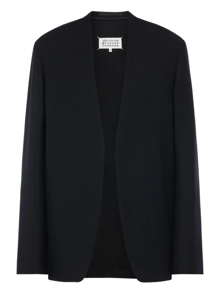  Maison Margiela Four-stitch Open-front Blazer - Black 