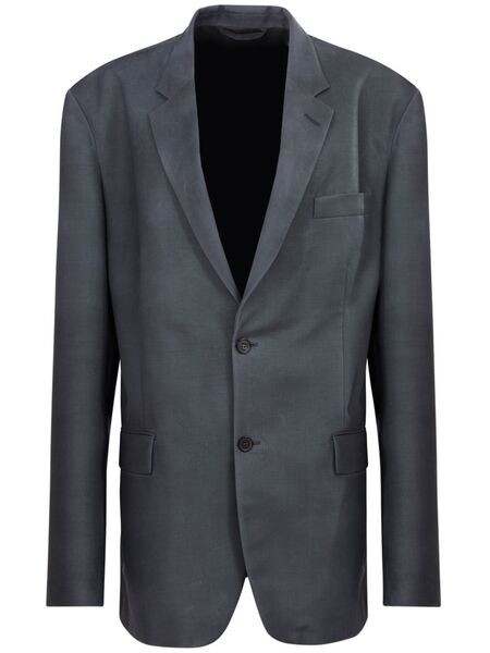  Maison Margiela Four-stitch Single-breasted Blazer - Grey 