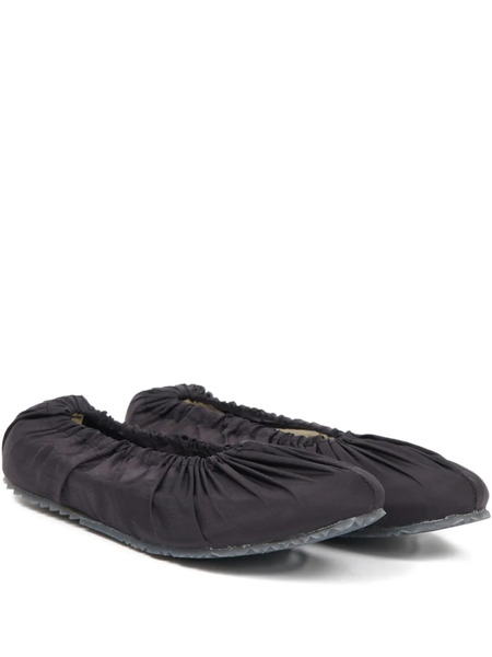  Maison Margiela Gathered Ballet Flats - Black 