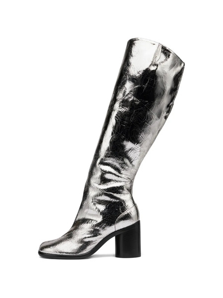 Maison Margiela Heeled Tabi Boots - Silver 