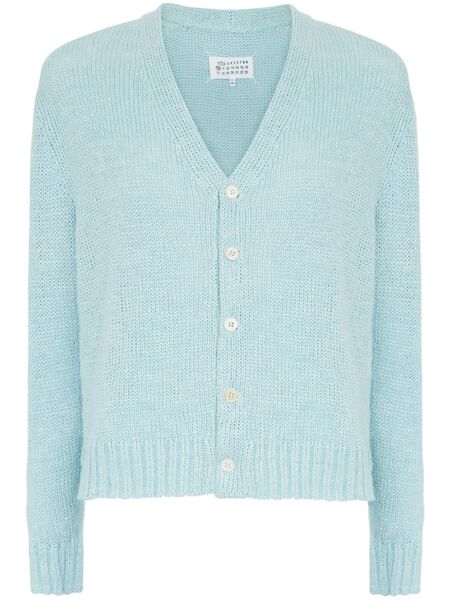  Maison Margiela Hemp Cardigan - Blue 