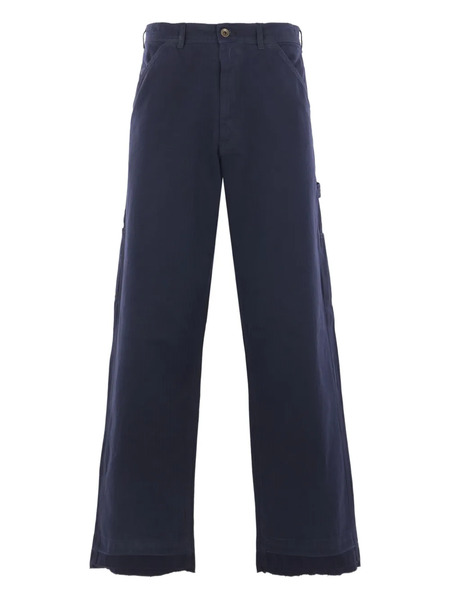  Maison Margiela Herringbone-pattern Jeans - Blue 
