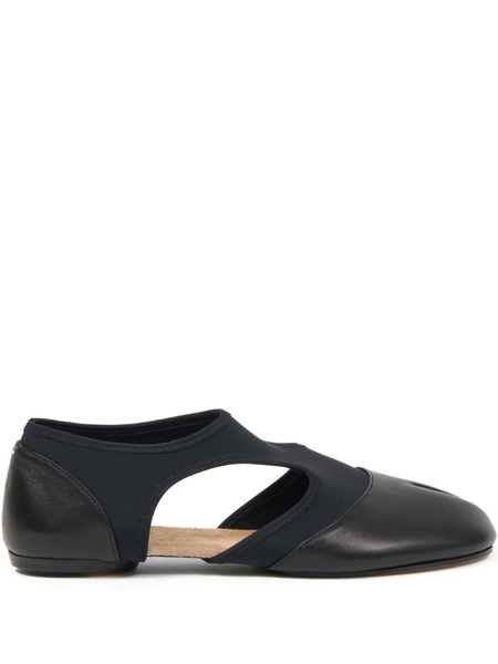  Maison Margiela Leather Ballet Flats - Black 