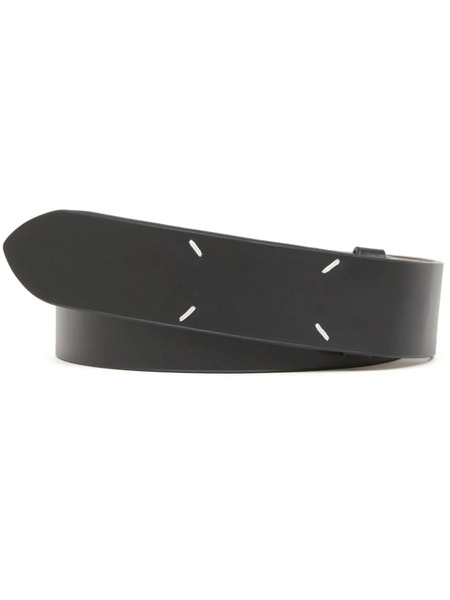  Maison Margiela Leather Belt - Black 