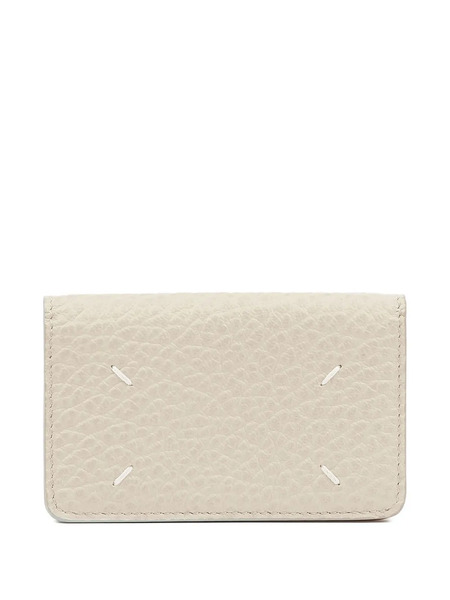  Maison Margiela Leather Card Holder - Neutrals 