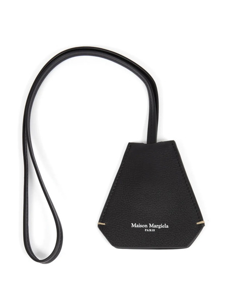  Maison Margiela Leather Keyring - Black 