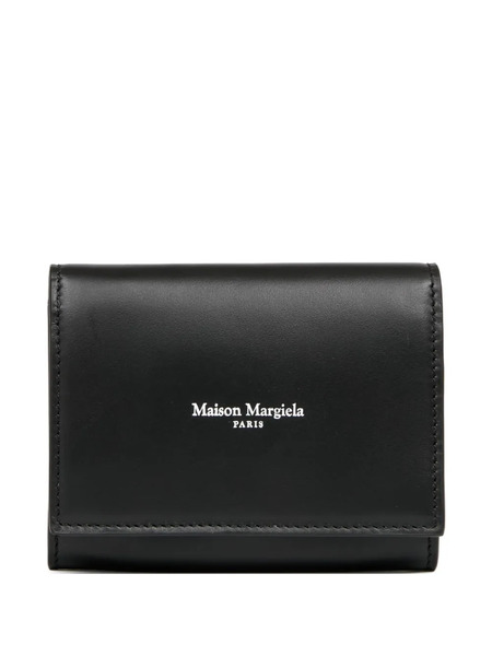  Maison Margiela Leather Wallet - Black 