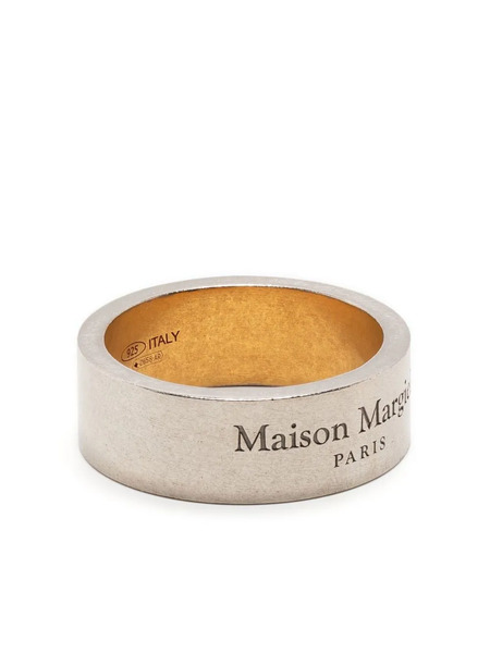  Maison Margiela Logo-engraved Ring - Silver 