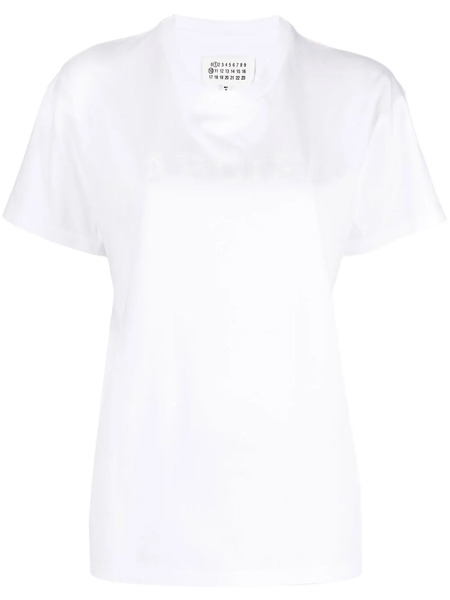  Maison Margiela Logo-print T-shirt - White 