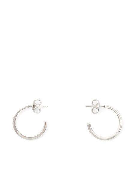  Maison Margiela Logo-reference Earrings - Silver 