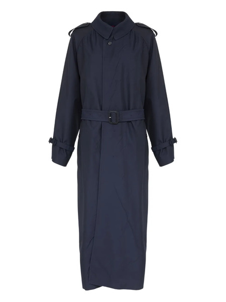  Maison Margiela Long Raincoat - Blue 