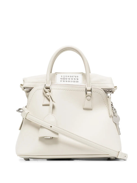  Maison Margiela Mini 5ac Classique Top-handle Bag - Neutrals 