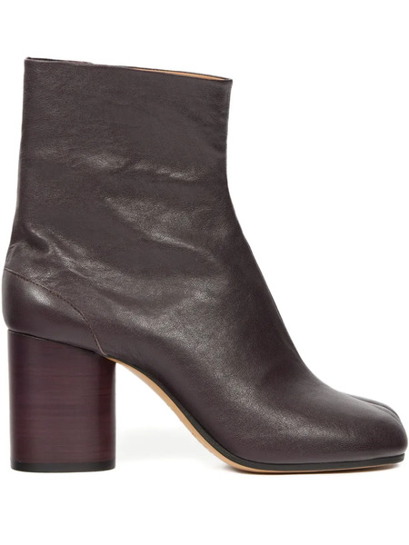  Maison Margiela 80mm Tabi Ankle Boots - Brown 