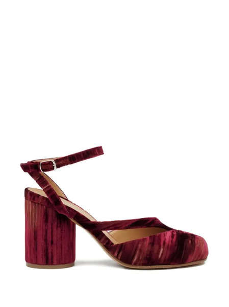  Maison Margiela 80mm Tabi Ankle-strap Sandals - Red 