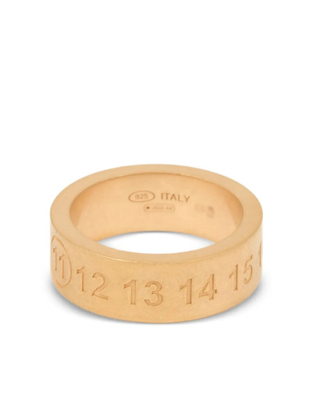  Maison Margiela Number-reference Ring - Gold 