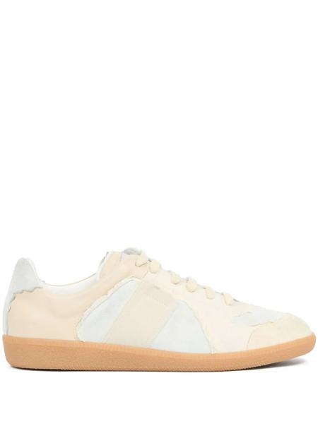  Maison Margiela Replica Inside Out Leather Sneakers - Neutrals 