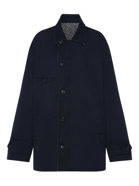  Maison Margiela Reversible Herringbone Jacket - Black 