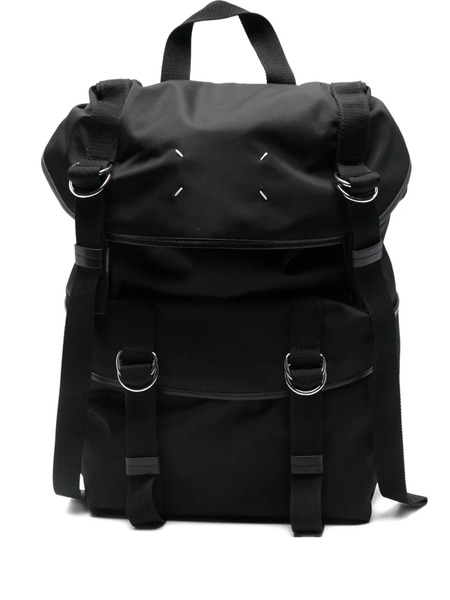  Maison Margiela Ring-embellished Backpack - Black 