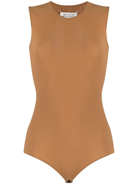  Maison Margiela Round-neck Bodysuit - Brown 