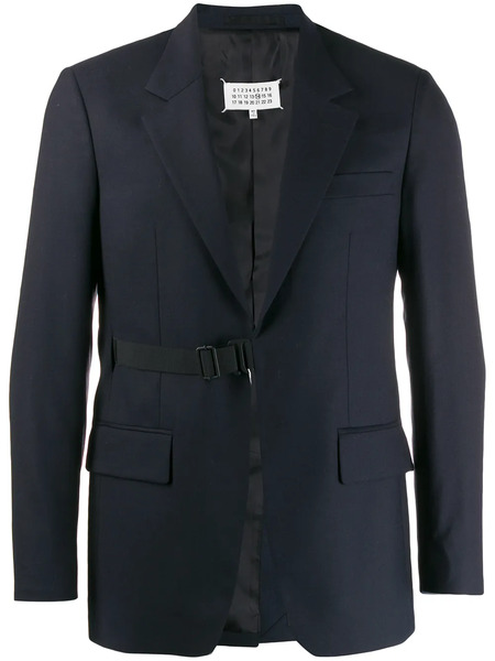  Maison Margiela Side-strap Blazer - Blue 