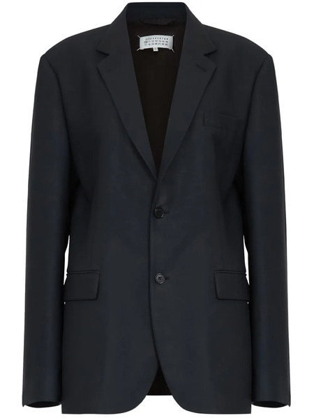  Maison Margiela Single-breasted Blazer - Blue 