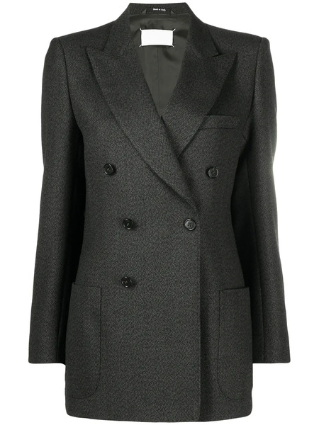  Maison Margiela Single-breasted Peak-lapel Blazer - Green 