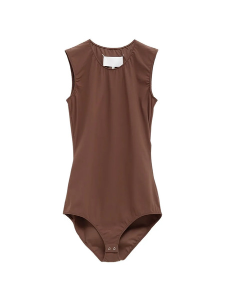  Maison Margiela Sleeveless Bodysuit - Brown 