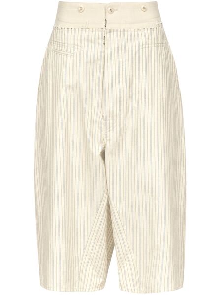  Maison Margiela Striped Shorts - Neutrals 