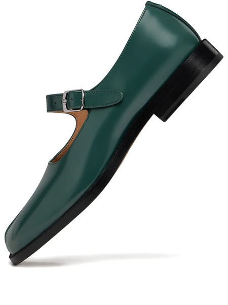  Maison Margiela Tabi Mary-jane Brushed Leather - Green 