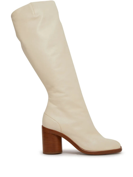  Maison Margiela Tabi 80mm Knee-high Boots - Neutrals 