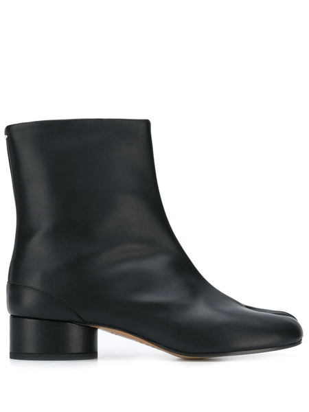  Maison Margiela Tabi 30mm Leather Ankle Boots - Black 
