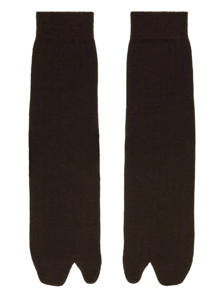  Maison Margiela Tabi Split-toe Socks - Brown 