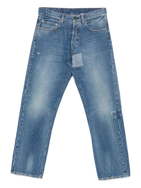  Maison Margiela Whiskering-effect Jeans - Blue 