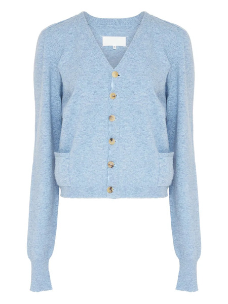  Maison Margiela Wool Cardigan - Blue 