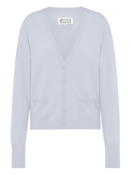  Maison Margiela Wool Cardigan - Blue 