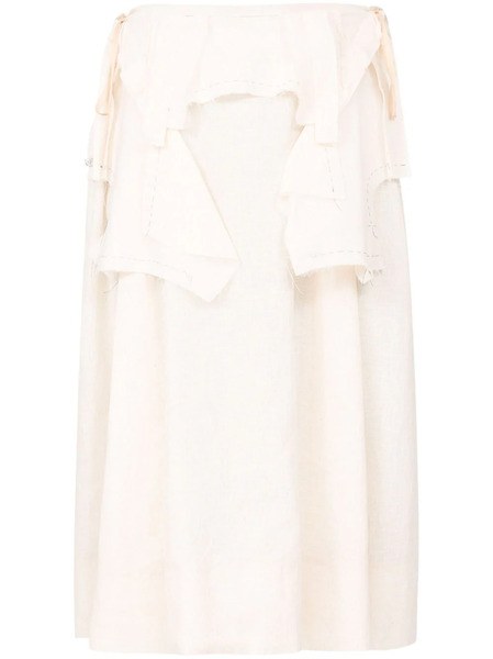  Maison Margiela Work-in-progress Midi Skirt - Neutrals 