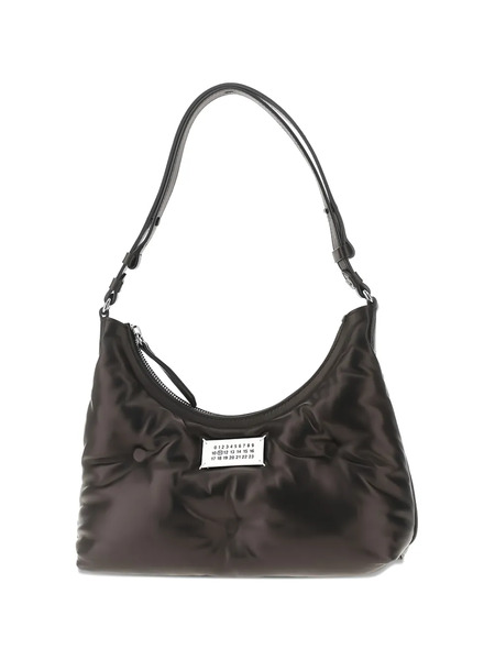  Maison Margiela Zip Leather Shoulder Bag - Black 