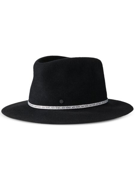  Maison Michel Andre Collapsible Fedora Hat - Black 