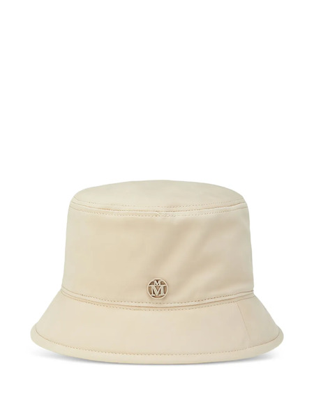  Maison Michel Axel Logo-plaque Hat - Neutrals 
