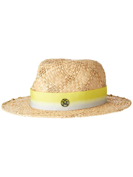  Maison Michel Derek Interwoven-design Hat - Neutrals 