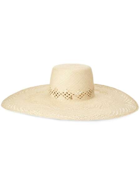  Maison Michel Gina Straw Capeline Hat - Neutrals 