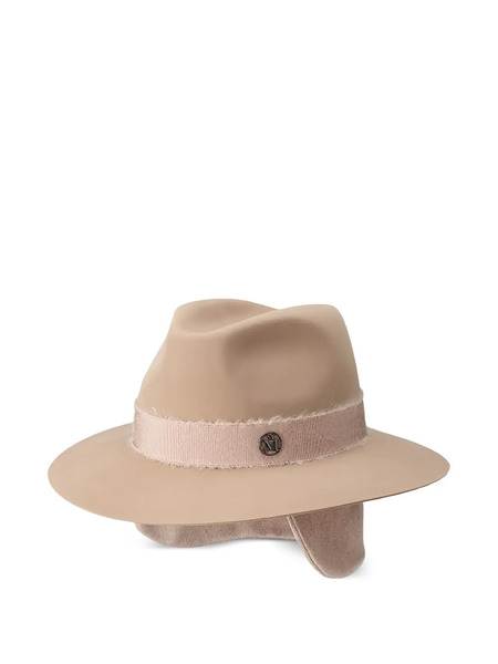  Maison Michel Henrietta Ribbon-trim Hat - Neutrals 